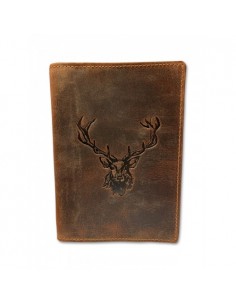Lederen jachtpapieren etui...
