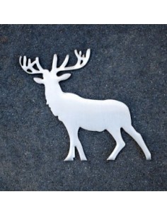 Autosticker RVS Edelhert