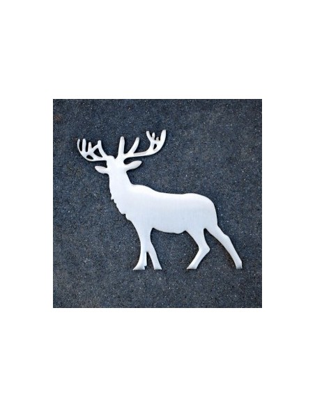 Autosticker RVS Edelhert