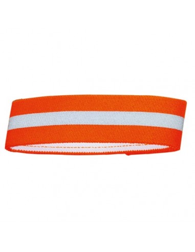 Halsband klittenbandsluiting oranje...