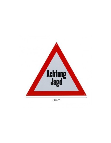 Signaalbord Achtung Jagd 56cm