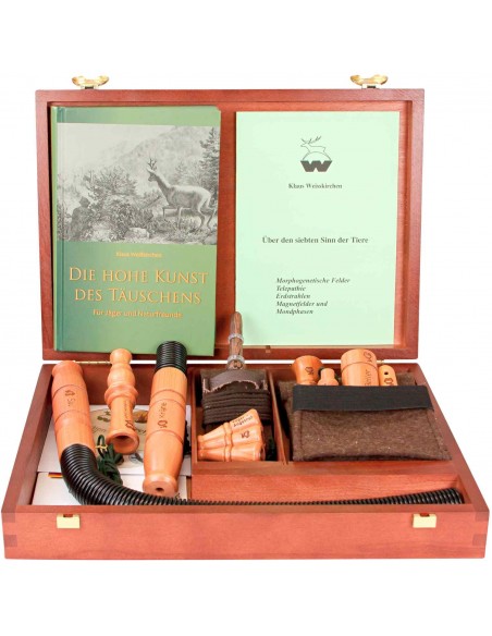 Lokkers-Weisskirchen Premium Lockjagdset (in Holzkassette)