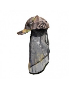 Pet met gelaats camouflage net
